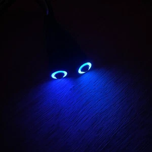 Angel and Demon Eyes Headlight RC Car LED Lights Headlamps 10mm Blue - Picture 1 of 10