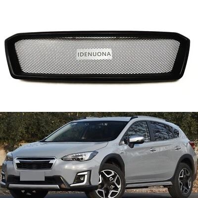 Kit de cubierta de malla para parachoques delantero de coche negro para Subaru XV 2018-2020 2021 Foto 1 de 4