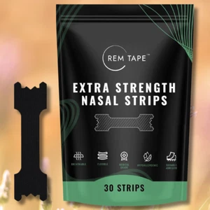 Extra Strength Nasal Strips (30 Pack). Congestion and Snoring Relief - Picture 1 of 7