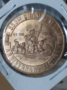 Token - New York Champlain 1959 - Good for 50 Cents in Trade Store - Picture 1 of 2