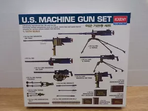 U.S. Machine Gun Set 1/35 Academy Plastic Model 021821DBT2 - Picture 1 of 4