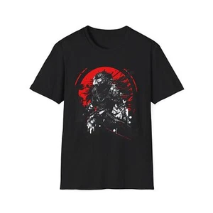 Ninja T-Shirt, Dark Ninja Shirt, Ronin T-Shirt, Unisex Softstyle T-Shirt - Picture 1 of 27