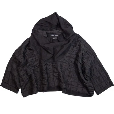 Vintage Unisex Avant-garde Poncho Distressed Rare Designer Black Oversized - Image 1 of 4