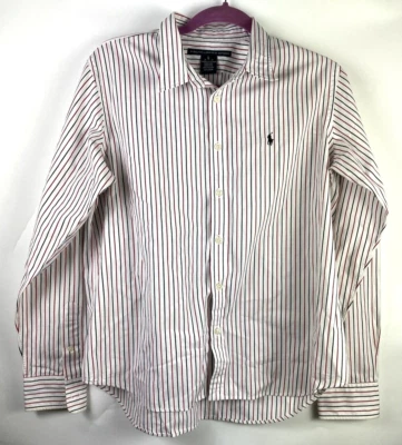 Camisa deportiva Ralph Lauren XL para hombre manga larga calce ajustado multicolor a rayas Foto 1 de 4
