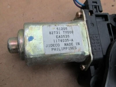 Motor regulador ventana Máxima 2000 2003 Nissan lado conductor izquierdo puerta trasera OEM Foto 1 de 4