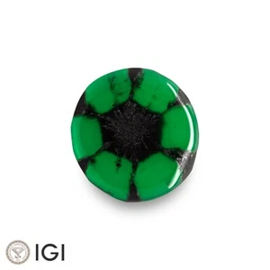 IGI Certified MUZO COLOMBIA Trapiche Emerald 1.67 Ct. Natural OVAL Grass Green - Picture 1 of 5