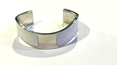 Armband Esprit Edelstahl / Leder silber weiß Neu Art 22 - Bild 1 von 2