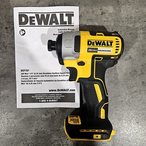 DeWalt DCF787 20V voltios máximo sin escobillas inalámbrico 1/4" atornillador de impacto de iones de litio - Imagen 1 de 4