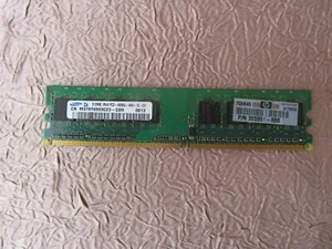 PC MEMORY CARD SAMSUNG 512 MB 1Rx8 PC2-4200U-444-10-A3 M378T3253FZ3 . - Picture 1 of 2