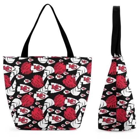 Kansas City Chiefs Fans Shopping Bag for Ladies ,Handbag Full Print Tote Bags Cover