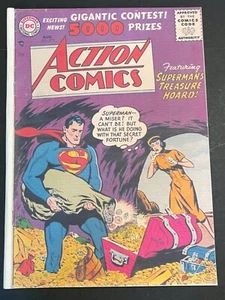 ACTION COMICS #219 Aug 1956 coverless w/ copied cover nice reader - Picture 1 of 9