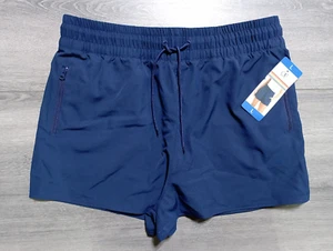 Ocean Pacific Swim Bottoms Adult Womens Large Blue Beach Shorts - Picture 1 of 8