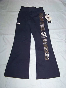 Pantalones Adidas para niñas Yankees de Nueva York nuevos con etiquetas - Imagen 1 de 2