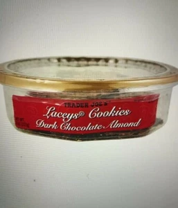 2 PACK Trader Joe's LACEY'S Dark Chocolate Almond Cookies - Picture 1 of 1