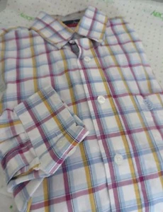 Wrangler George Straight Check Plaid Cowboy Cut Western Shirt Men's M - Picture 1 of 5