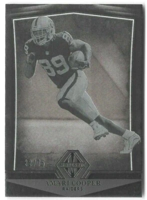 Amari Cooper 2018 Panini Majestic #81 /75 Oakland Raiders Football Numbered NFL - Image 1 of 2