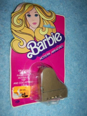 Barbie Modern Miniatures No.5 1976 - Piano de cola de metal fundido a presión Foto 1 de 4