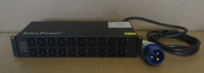 Austin Hughes InfraPower 32A Metered PDU 20x C13 IEC309 H20C13-32A-W/F_EN/3B-1 - Image 1 of 4