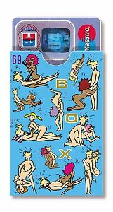 cardbox 69 Stellungen erotische Karten Schutz Hülle für Geschenkkarten SEX sexy