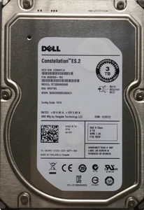 Used Dell 3T ST33000650SS 91K8T 7.2K 3.5" 64MB SAS Hard Drive 091K8T - Picture 1 of 1