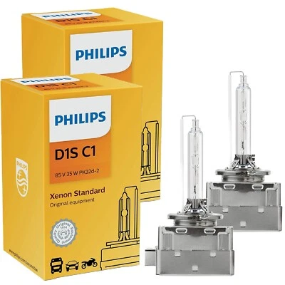 85415C1 - COPPIA LAMPADE AUTO PHILIPS D1S VISION 35W 85V PER FARI ALLO XENON - Immagine 1 di 4