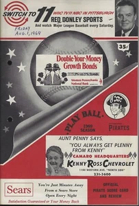 1969 San Francisco Giants @ Pittsburgh Pirates McCovey HR #301 McCormick Win #125 - Imagen 1 de 5