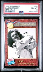 1990 Sports Illustrated for Kids #211 Babe Didrikson Zaharias graded PSA 8 NM-MT - Picture 1 of 1