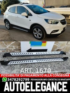 1670 PEDANE LATERALI OPEL MOKKA MOKKA X 2012-2020 SOTTO PORTA ANTISCIVOLO SPORT - Afbeelding 1 van 19