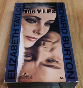 The V.I.P.S VHS VCR Video Tape Used Elizabeth Taylor Richard Burton - Picture 1 of 4