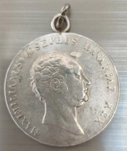 Bayern Taler Kronentaler 1816 Maximilian I. Joseph, 1806-1825 ss mit Öse Henkel - Bild 1 von 2