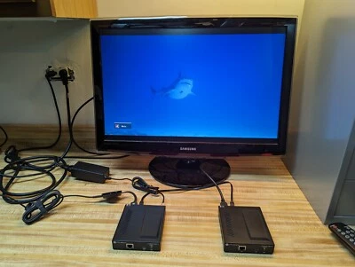 Extensor HDMI Atlona HDBaseT 4K HDR10 AT-UHD-EX-100CE-KIT RX + TX probado funcionando Foto 1 de 4