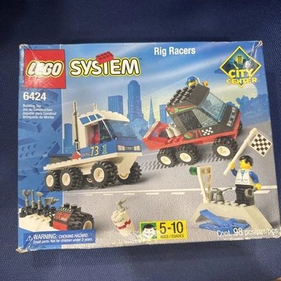 LEGO Sistema Rig Racers Set 6424 Nuevo Caja Sellada De Colección Años 90 City Center Deadstock Foto 1 de 4