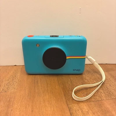 Polaroid Snap Instant Digital Camera Teal Blue Fun Used Photography POLSP01 - Image 1 of 4