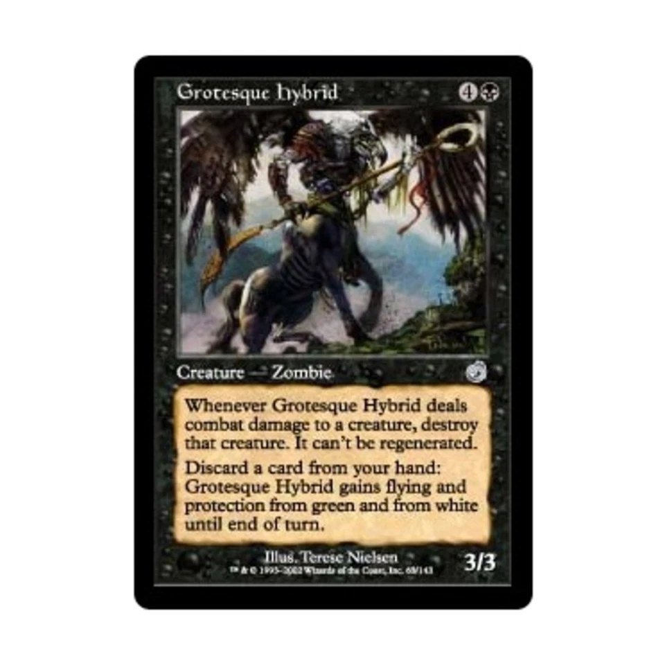 WOTC MtG Torment Grotesque Hybrid (U) (Foil) EX - Image 1 of 1