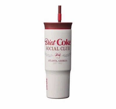 Owala 24oz LE Diet Coke Social Club Stainless Steel Straw Tumbler. SHIPS NOW! - Image 1 of 4