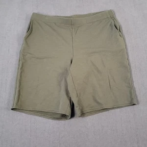 J.Jill Shorts Damen Größe M Pima Baumwolle Stretch Grün Pull On - Bild 1 von 10