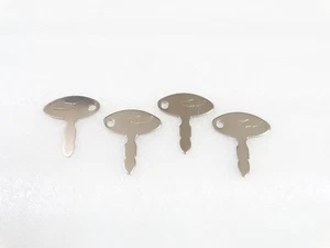 4x pc Ignition Key Vintage Metal For Ford 2000 2600 3000 3600 4000 Tractor #22-2 - Picture 1 of 4