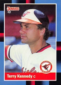 Terry Kennedy 1988 Donruss 150a Baltimore Orioles Baseball Card - Picture 1 of 2