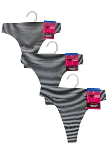 Maidenform Damen 3er Pack Comfort Devotion Tanga Unterwäsche 40149 - Bild 1 von 7