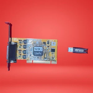 Siig JJ-P04111-S6 CyberPro Dual Port Serial PCI Adapter Card Expansion - Picture 1 of 3