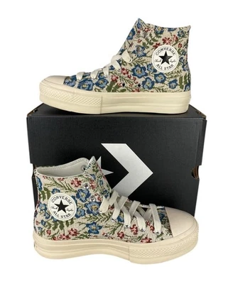 Converse Chuck Taylor All Star Lift Hi Platform Floral Tapestry Womens A11992C - Image 1 of 4