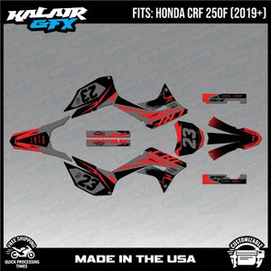 Kit Gráficos para HONDA CRF250F (2019-2024) Evader - Red Shift - Imagen 1 de 4