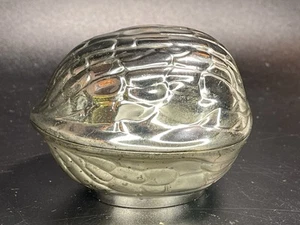 F.B. ROGERS Silver Plate WALNUT Shaped Trinket Box Candy Dish Keepsake Vintage - Picture 1 of 7