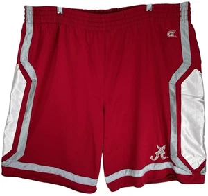 Vintage Alabama Crimson Tide Shorts Men 2XL Red Basketball Gym Colosseum Y2K - Picture 1 of 6