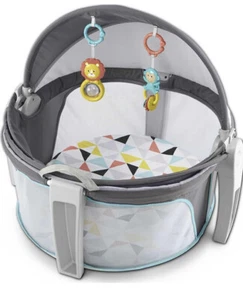 Fisher Price Baby Dome Portable Bassinet & Play pen EASY FOLD Beach outdoor NEW - Picture 1 of 4