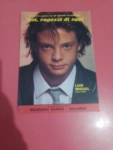 Luis Miguel Noi Ragazzi Di Oggi Spartito Sheet Music - Imagen 1 de 3