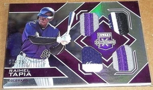 RAIMEL TAPIA 2016 PANINI ELITE EXTRA EDITION QUAD WORN 4 COLOR PATCHES#/25 ~ RC - Picture 1 of 1