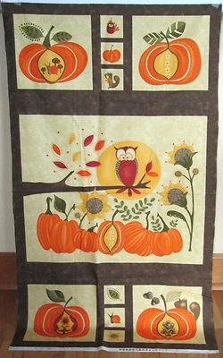 1 Beautiful MODA "Hello Fall" Cotton Fabric Quilting/Wallhanging Panel - Image 1 of 4