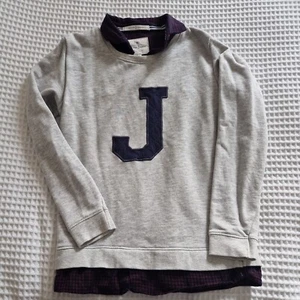 Jasper Conran Grey Sweatshirt & mock Shirt 13-14yrs - Picture 1 of 4