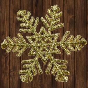 Snowflake Embroidered Patch — Iron On - Picture 1 of 1